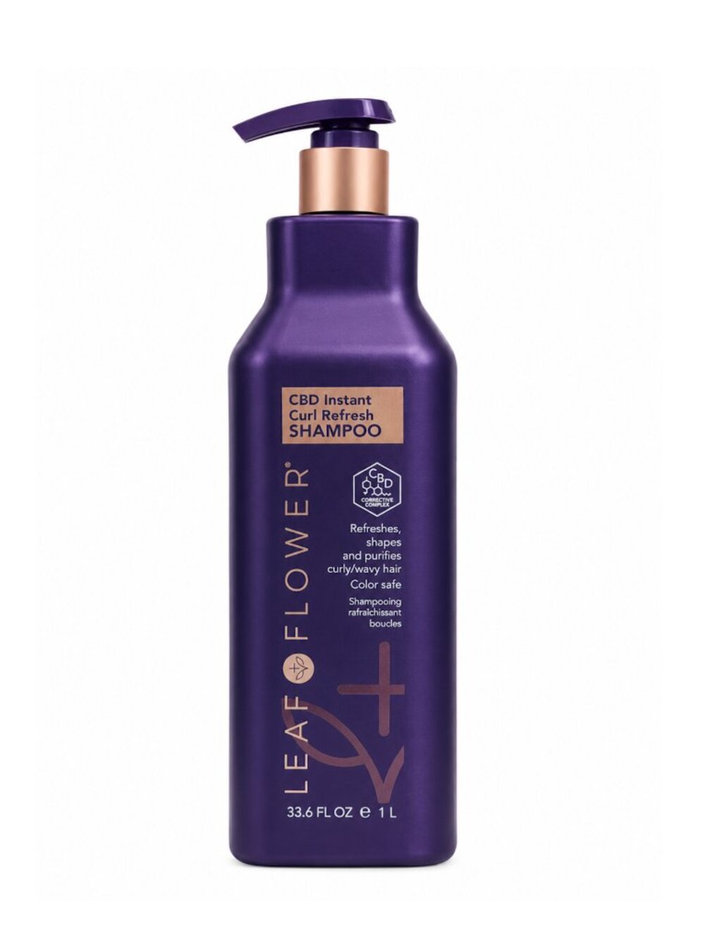 Leaf & Flower Curl Refresh Shampoo – 33.6 fl oz / 1 L